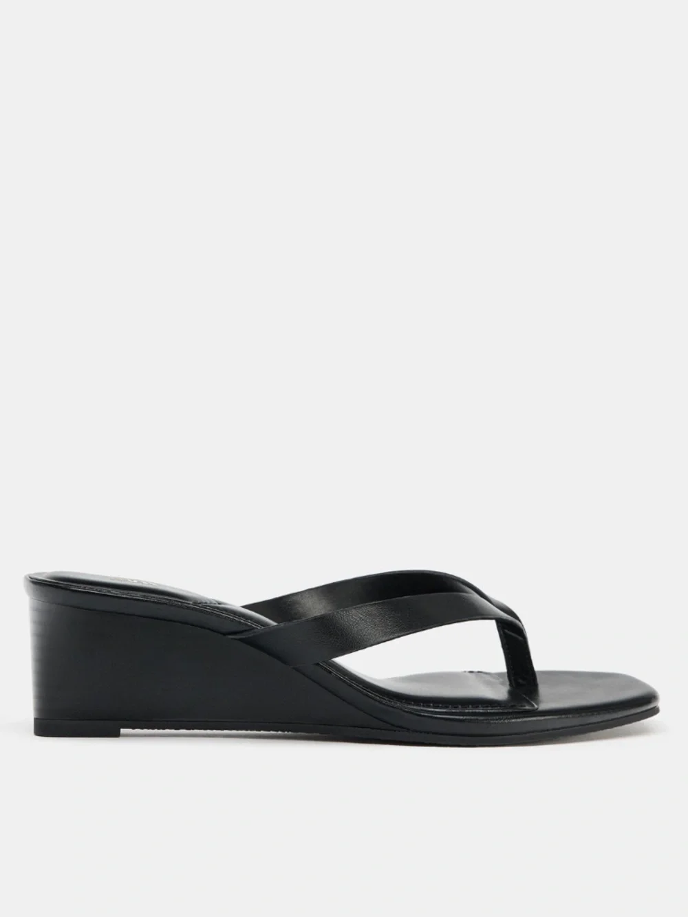 Zara Wedge Heel Thong Sandals - Picture 2 of 4